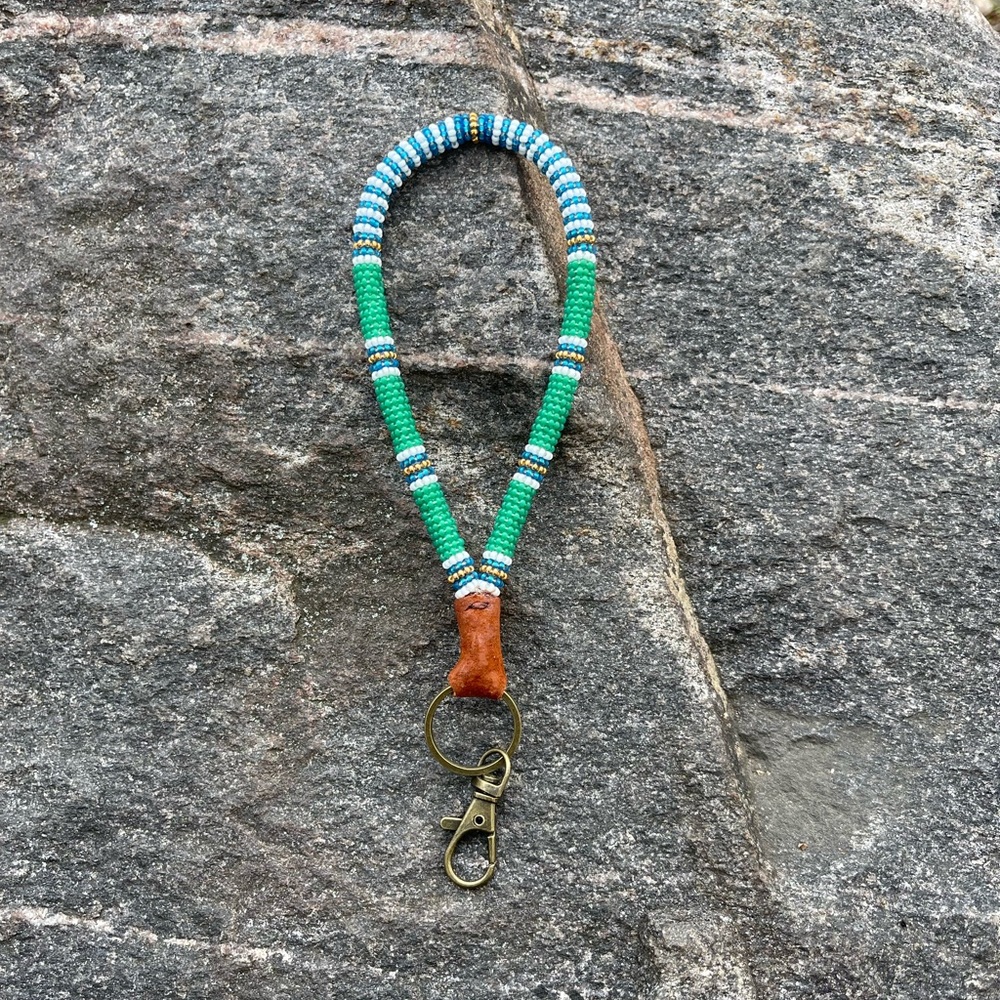 Beaded Wristlet Keychain